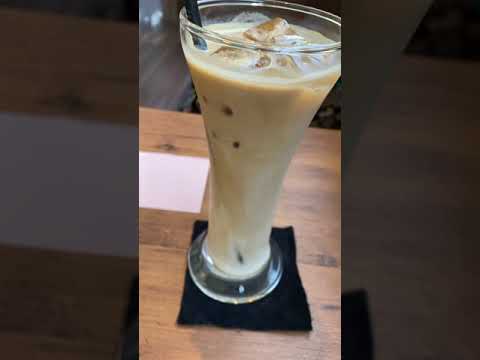 【モーニング】Caffe Sole•Luna シナモントーストモーニング&アイスカフェラテ