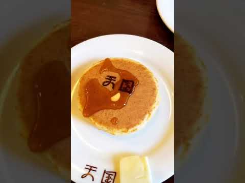 浅草の純喫茶・珈琲天国でホットケーキ