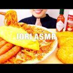 【咀嚼音】純喫茶風ナポリタンとザクサクハッシュドポテト Napolitan＆Hash browns【Eating Sounds】