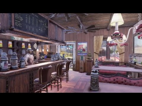 PS4  Fallout76 C.A.M.P. 開発記録 vol.009 純喫茶ルブラン（ペルソナ５）