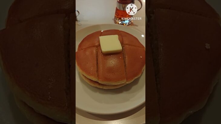 【神戸グルメ】新開地の純喫茶『コーヒの店　アキラ』銅板で焼かれたホットケーキを食べる　#shorts