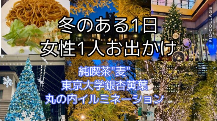 冬のある一日　純喫茶”麦” のナポリタンが絶品でした　時期を過ぎた東京大学銀杏黄葉　丸の内イルミネーション　時間がありすぎて持て余す無職女性の葛藤について