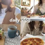 【daily vlog】朝活多めの日常5days🍊｜休日ランチ,喫茶店モーニング🥨,サンドイッチを作る🥬｜30代の平凡なブイログ