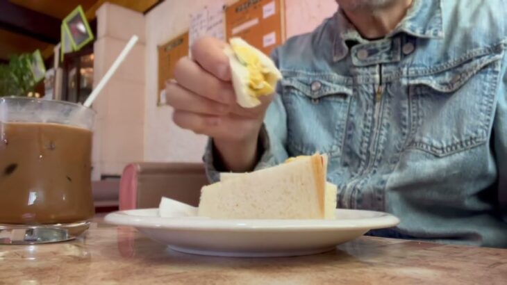 喫茶店ブルース　長田東尻池「喫茶 オスロ」でサンドイッチモーニングを食す。