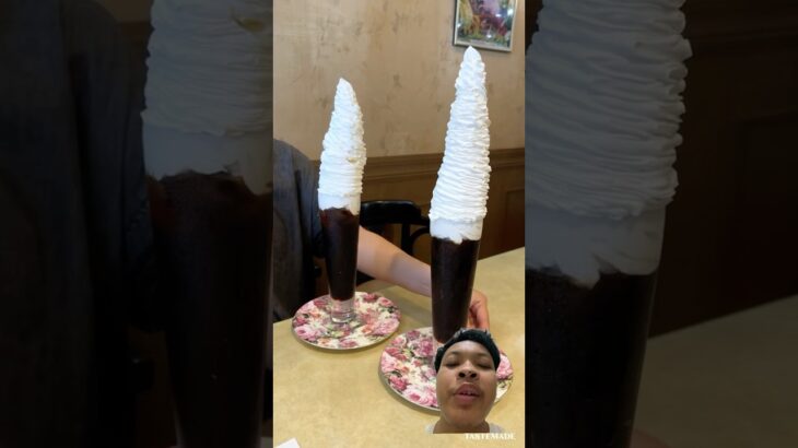 Coffe cream tower #icecream #喫茶店 #food #純喫茶 #chocolate #喫茶 #dessert #喫茶店巡り #satisfying #テイストメイドジャパン