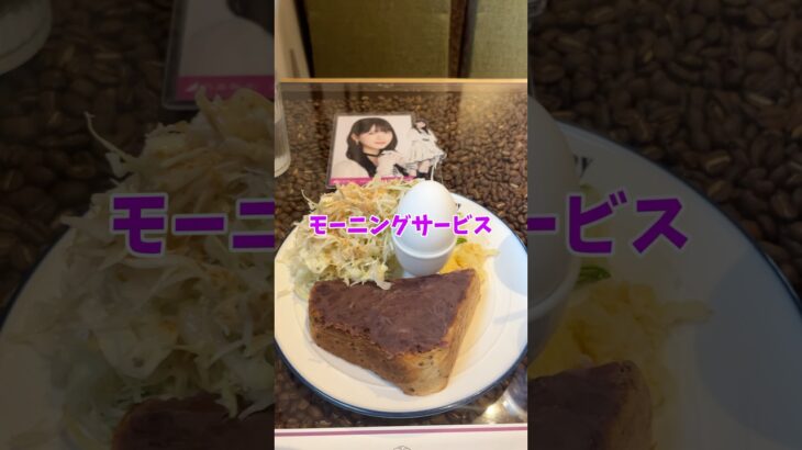 【ヲタ活】乃木坂46筒井あやめが行った名古屋の喫茶店へモーニングに行ってみた！ #Shorts