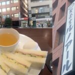 喫茶室ルノアールのモーニング。品川高輪口店 。大正ロマン、昭和モダンの店内が落ち着きます。