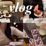 【vlog】親友と夜からカフェ巡り🌙EDITION,PierreMarcolini / でこうちわ💪🏻💜